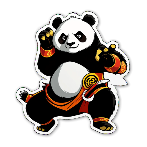 Kongfu Panda Sticker