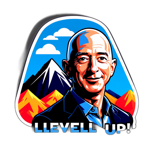 Stiker Motivasi 'Level Up!'