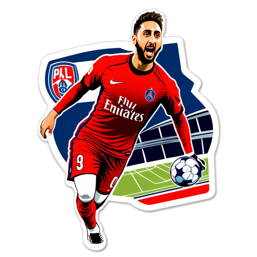 Sticker di Gianluigi Donnarumma in azione