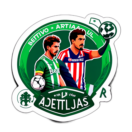 Adhesivo Temático Deportivo Real Betis vs Atlético de Madrid