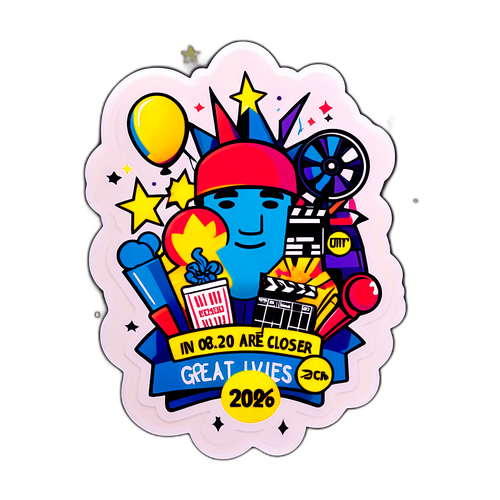 Nhãn dán không khí lễ hội phim ảnh