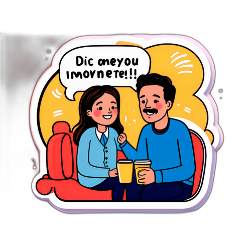 Adesivo di Amici del Grande Fratello