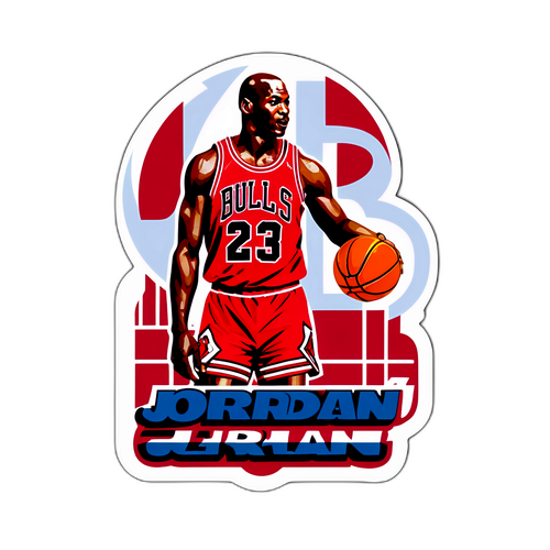 Michael Jordan Historic Prime Sticker