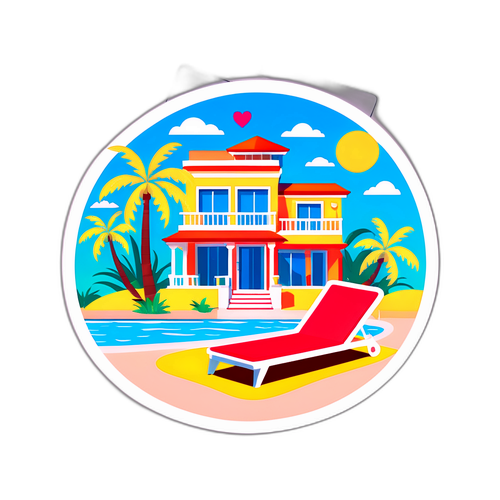 Love Island Klistermærke