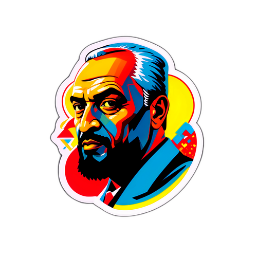Sticker Siluet Abdullah Azwar Anas