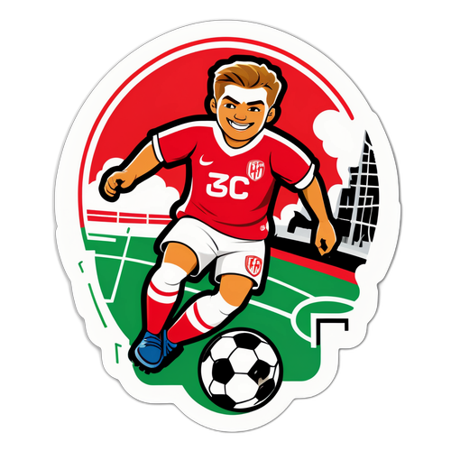Playful fodboldstickers fra 1. FC Köln