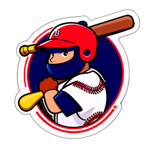 Sticker na Temang Baseball para sa MLB