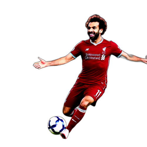 मोहमद सालाह का गोलस्कोरिंग एक्शन