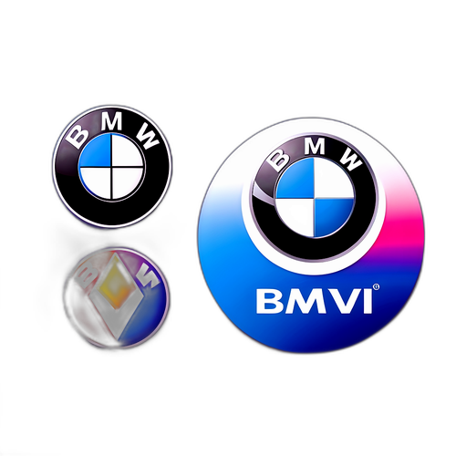 宝马旧标志与新标志的对比