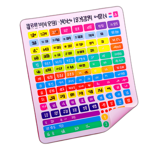 韩国教育元素图表贴纸