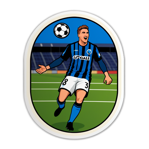 Atalanta Gol Kutlaması Stickerı