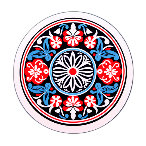 Vintageinspirert Åsane Tidende klistremerke