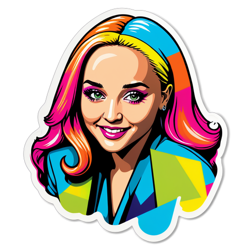 Amanda Bynes Pop Art: Värikäs ja Geometrinen Taide, joka Tuo Hänen Yksilöllisyytensä Eloon!