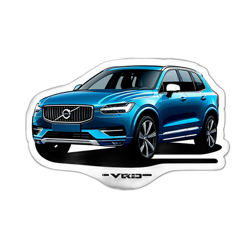 Moderne Volvo EX60 Klistremerke