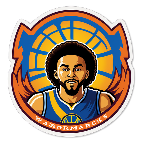 Sticker ng Labanan ng Warriors at Mavericks