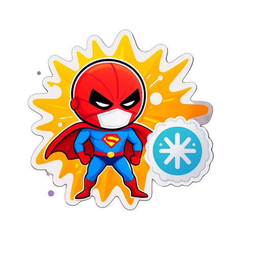 Fluowy Superbohater Witaminy C