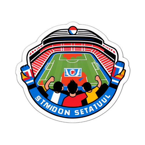 Stiker Stadion Penuh Semangat