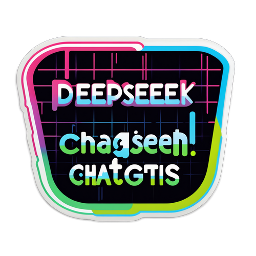 Pelekat DeepSeek vs ChatGPT