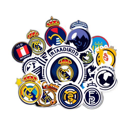 레알 마드리드의 역사적 순간 스티커