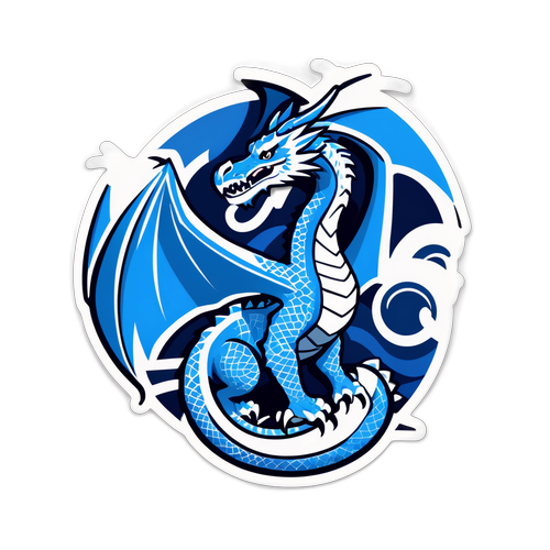 Trình bày màu xanh và trắng nổi tiếng của Porto trong họa tiết hình học với hình ảnh rồng biểu tượng