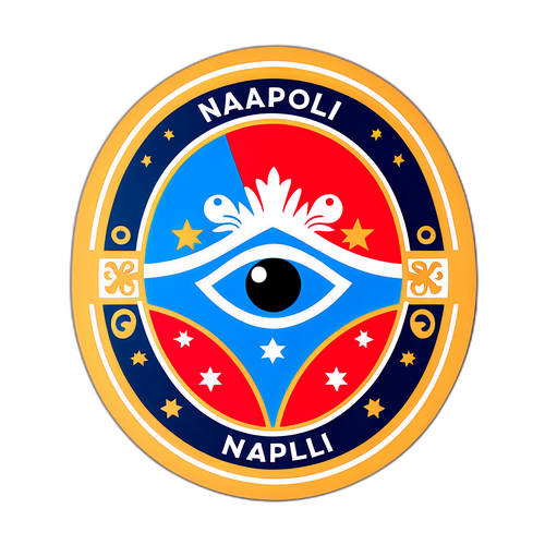Stiker Emblem Napoli yang Menarik