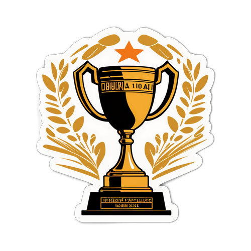 Representación gráfica de un trofeo con inscripciones de grandes nombres en el deporte femenino