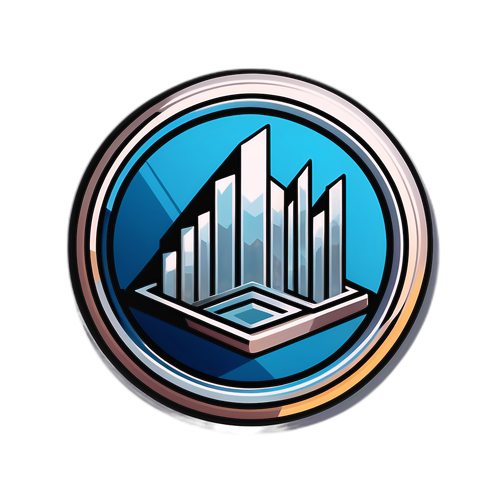 银市急剧下降的贴纸