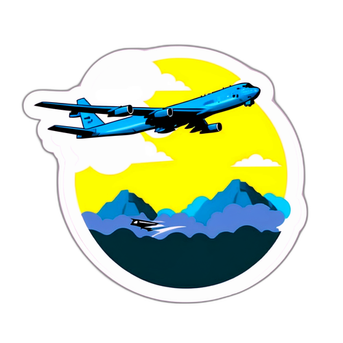 Decal Máy Bay B52 Phiêu Lưu