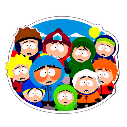 South Park karakterek vicces jelenetben