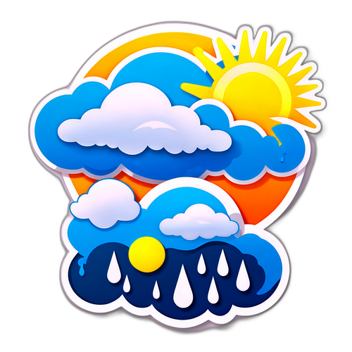 天氣貼紙設計