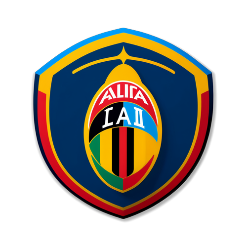 Lambang Serie A dengan Simbol Budaya Bola Sepak Itali