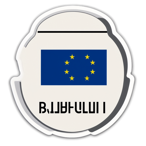 AB Bayrağı Sticker