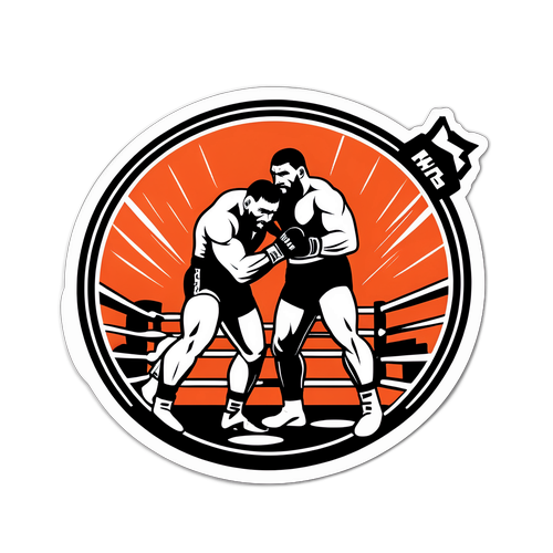 Kämpande MMA-fighters