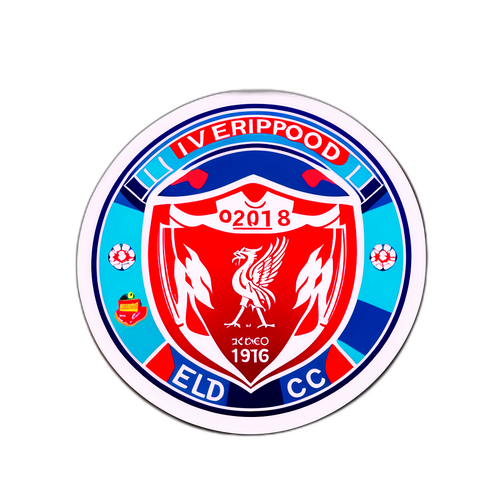 Sticker Liverpool F.C. di Anfield