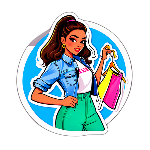 時尚女性瀏覽Shein服裝網站