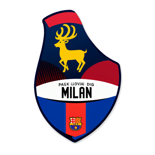 Barcelona ile Milan Arasında Unutulmaz Anlar! Bu Sticker'a Sahip Olmadan Geçmeyin!