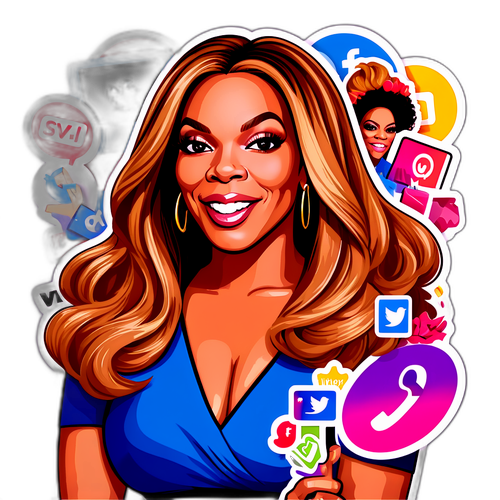 Wendy Williams Social Media Icon Sticker