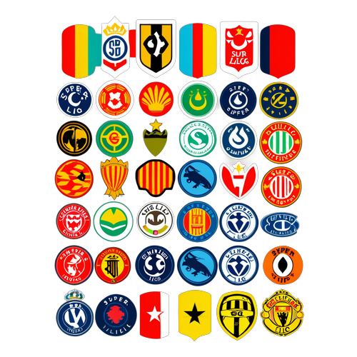 Witziger Aufkleber der Süper Lig
