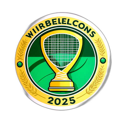 윔블던 2025 배지 스티커