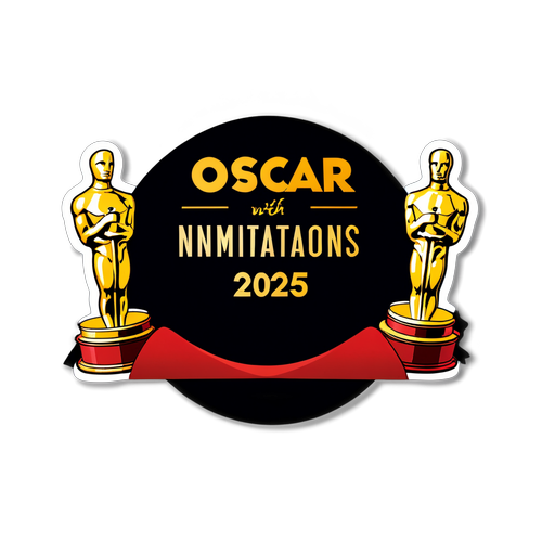 Sticker de Nominaciones al Oscar 2025