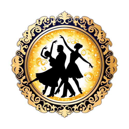 Elegante Dans Sticker