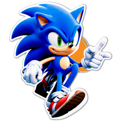 Sticker ni Sonic the Hedgehog sa Karera