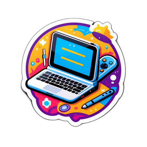 Sticker tematic cu gadgeturi Flanco