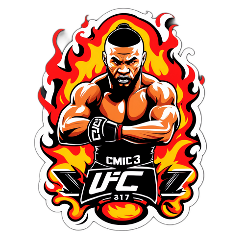 UFC 317 Sticker