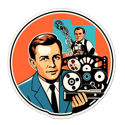 Retro stylowy sticker Mareka Kondrata