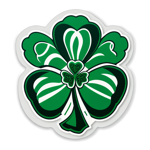 สติ๊กเกอร์ธีมแฟนตาซีที่มี Shamrock Rovers ในสไตล์ตำนาน