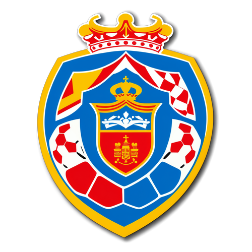 ¡Fusión Épica! El Escudo de Almería y Deportivo de La Coruña se Une en un Impactante Sticker de Futbol