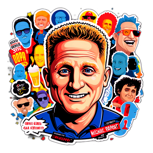 Autocollant humoristique de Michael Rapaport