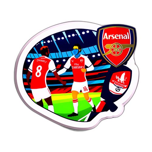 아스널 경기장에서의 매치 일러스트