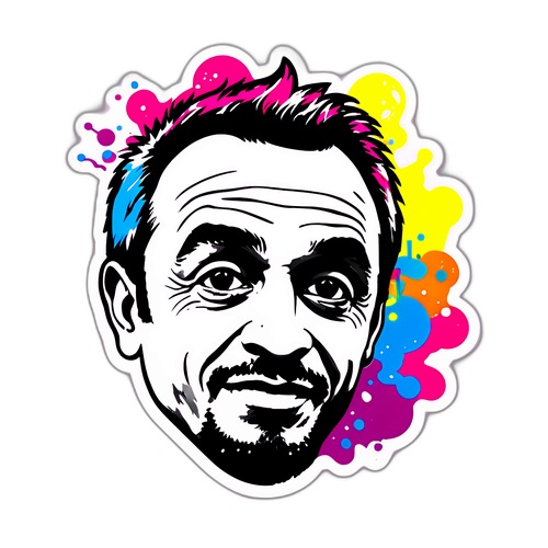 Autocollant artistique de Pascal Obispo